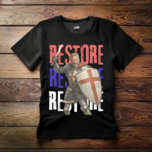 Rupert Lowe – Restore Britain Patriotic T-Shirt British Pride Graphic Tee