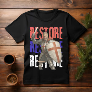 Rupert Lowe – Restore Britain Patriotic T-Shirt British Pride Graphic Tee