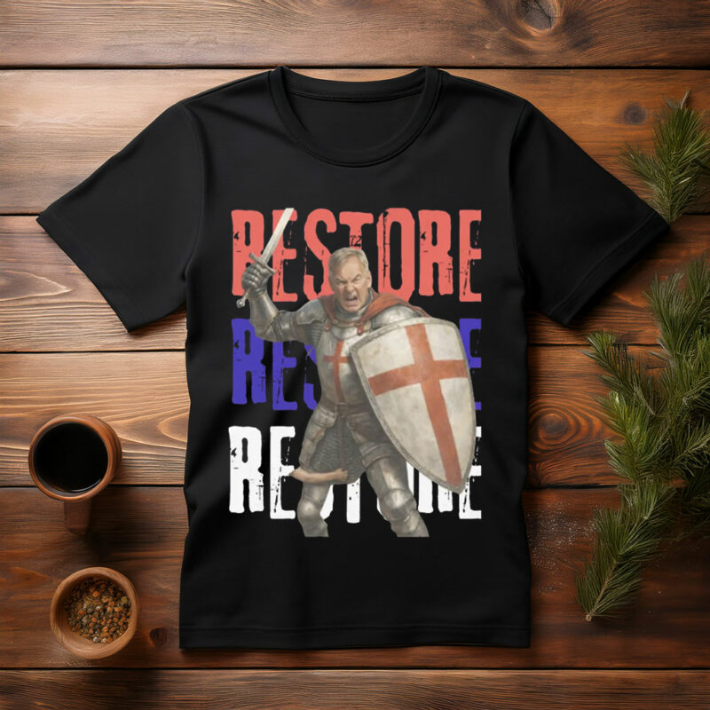 Rupert Lowe – Restore Britain Patriotic T-Shirt  British Pride Graphic Tee