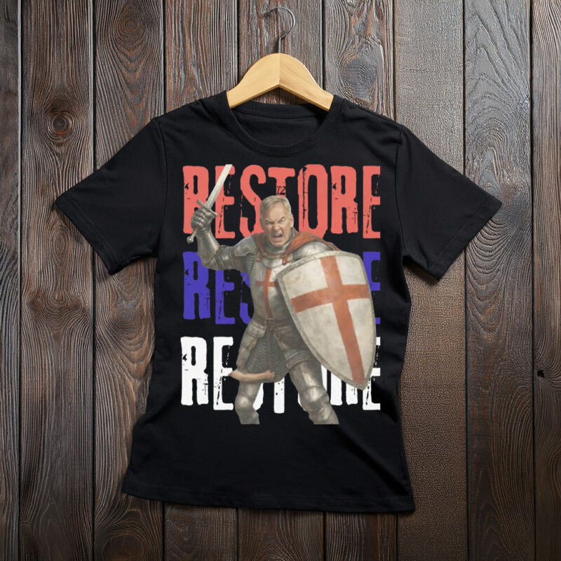 Rupert Lowe – Restore Britain Patriotic T-Shirt  British Pride Graphic Tee