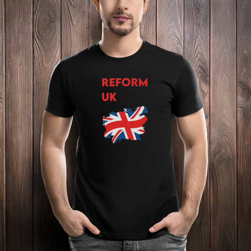 UK Reform Party Great Britain Flag T-Shirt