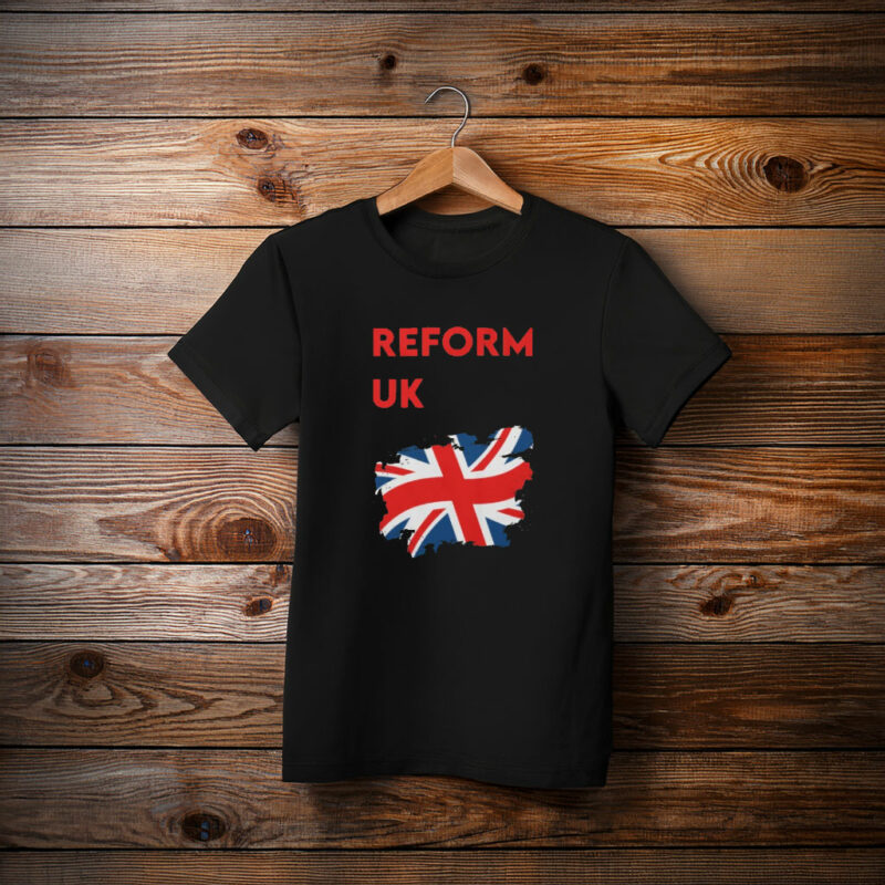 UK Reform Party Great Britain Flag T-Shirt