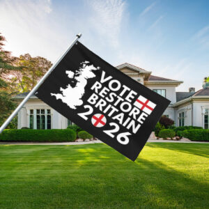 Vote Restore Britain England 2026 Flag